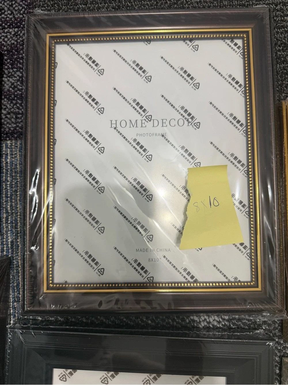 Assorted Home Accents Picture Frame Set - Mixed Brown, Black, Gold, Cream